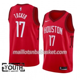 Maillot Enfant Houston Rockets PJ Tucker 17 2018-19 Nike Rouge Swingman